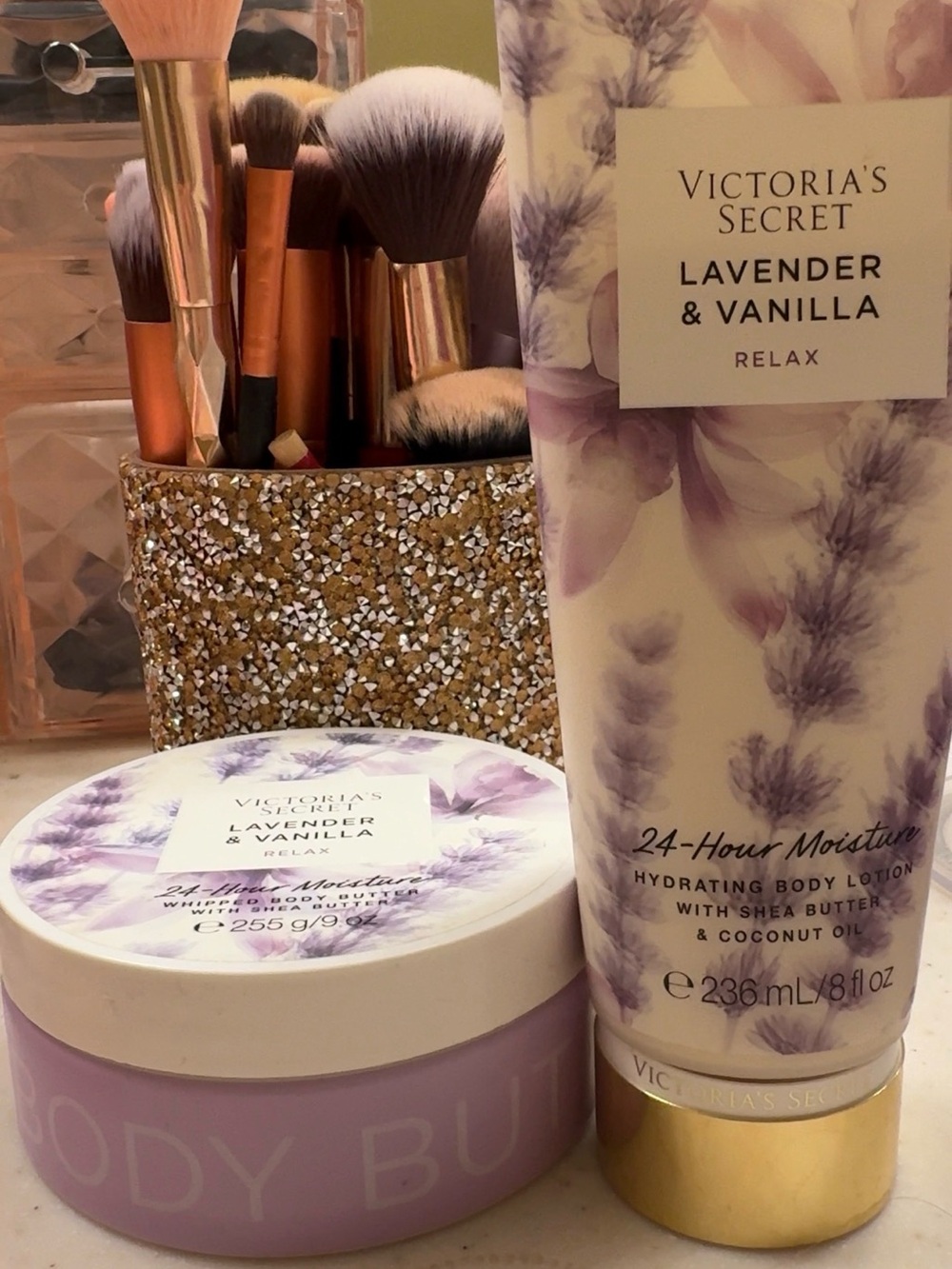 NEW Victoria’s Secret Lavender & Vanilla Body Butter + Lotion Set